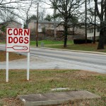 corn dog sign
