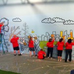 Coloring the Wall - Photo Maria Villamarzo