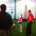 Arthur Blank watches my interview - Photo Maria Villamarzo