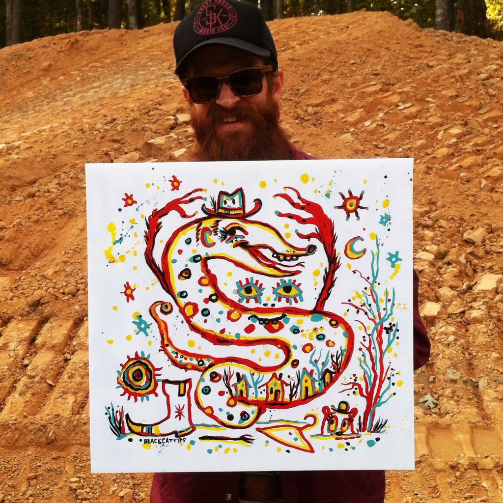 The Coathangers Album Cover (snake with ears) Kyle "BlackCatTips