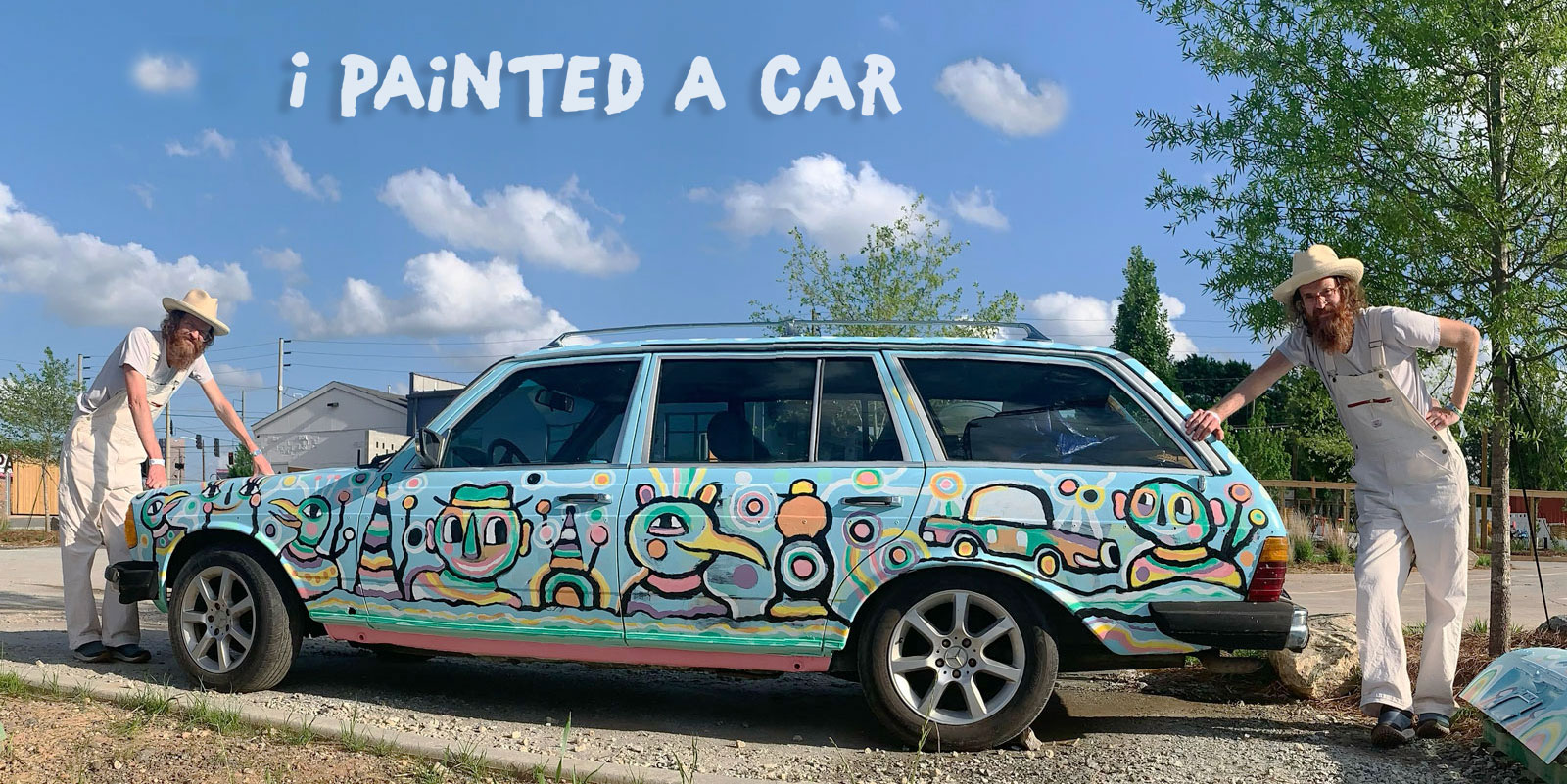 A BlackCatTips Painted Car