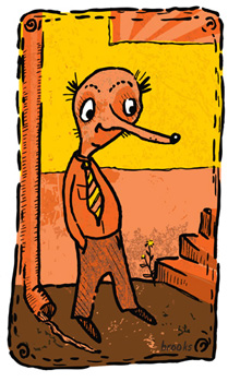 alley way hang out guy
