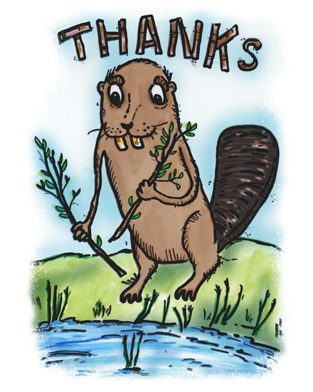 beaver of thabks