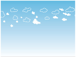 blue clouds
