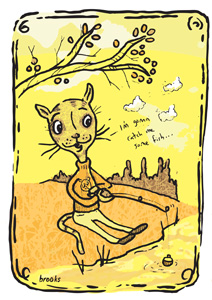 Cat Going Fishin'