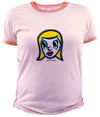 happy sally pink t shirt