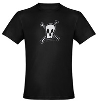 jolly roger blackcattips t shirt