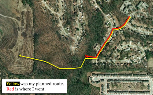 map of walk