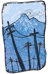 Mountain Powerlines