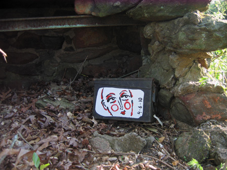 box in woods