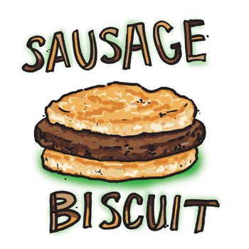 sausage biscuit