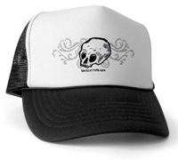 skull blackcattips hat