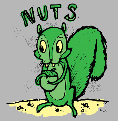 squirrel and nuts