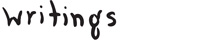 writings
