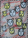 yellow white bears